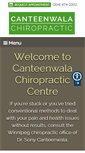 Mobile Screenshot of canteenwalachiropractic.com